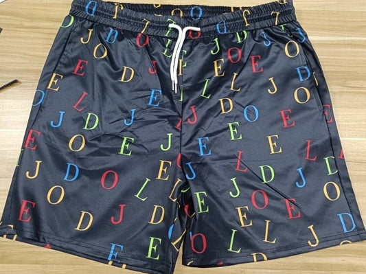 LETTER LUX SWIM SHORTS