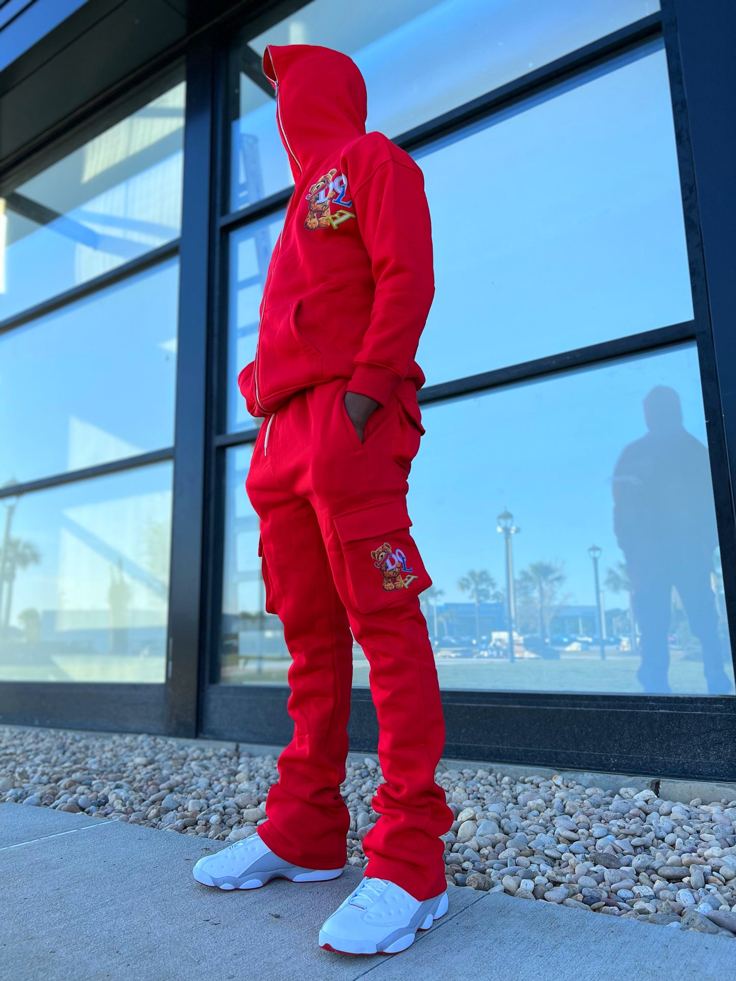 NO SEE STACKED SWEATSUIT